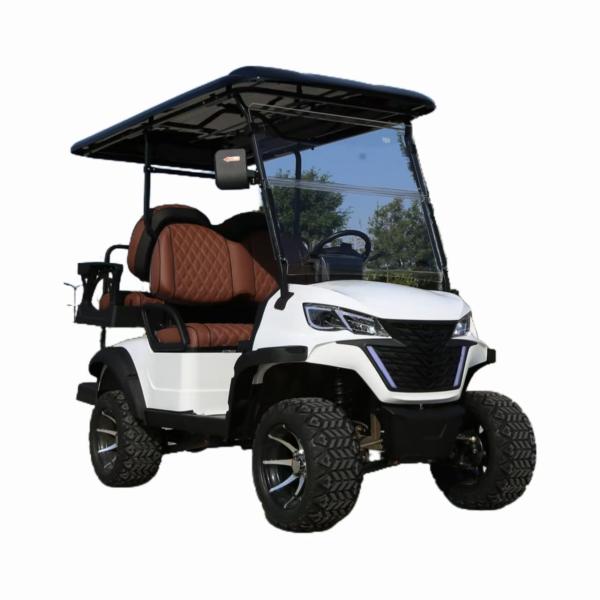 Lithium Battery Utility Vehicle Golf Cart 4Seater Luxury Electric Motor Hunting Golf Buggy Car