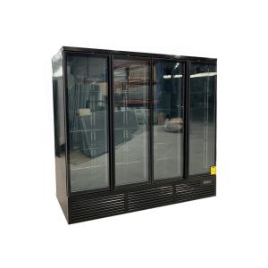 Quality 1700L 4 Door Vertical Refrigerator Bottom Mount R290 All Black for sale