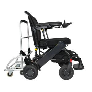Disabled Easy Folding Powered Electric Wheelchair With Lithium Battery