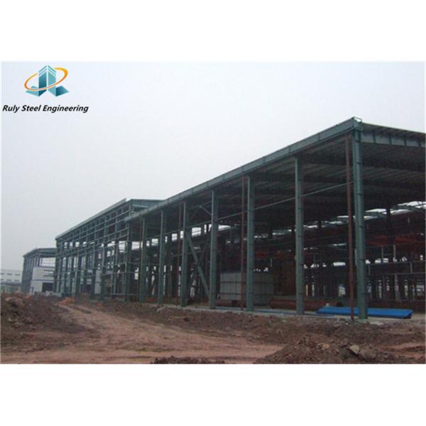 Large Span H Section Columns Multi Story Industrial Steel Structure Building