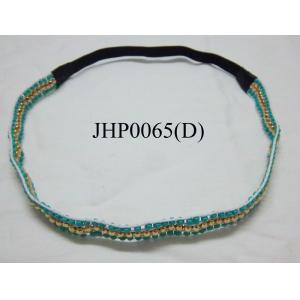beaded & plaited hair band