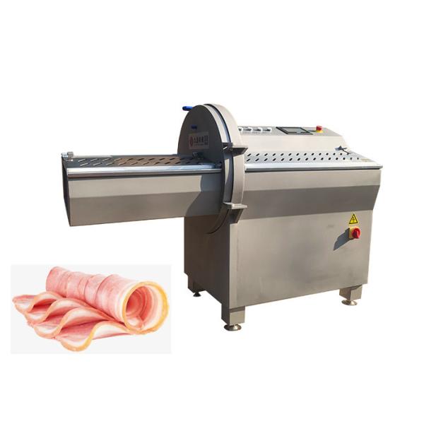 Buy 200pcs / min Heavy Duty Electric Frozen Meat Slicer Machine at wholesale prices