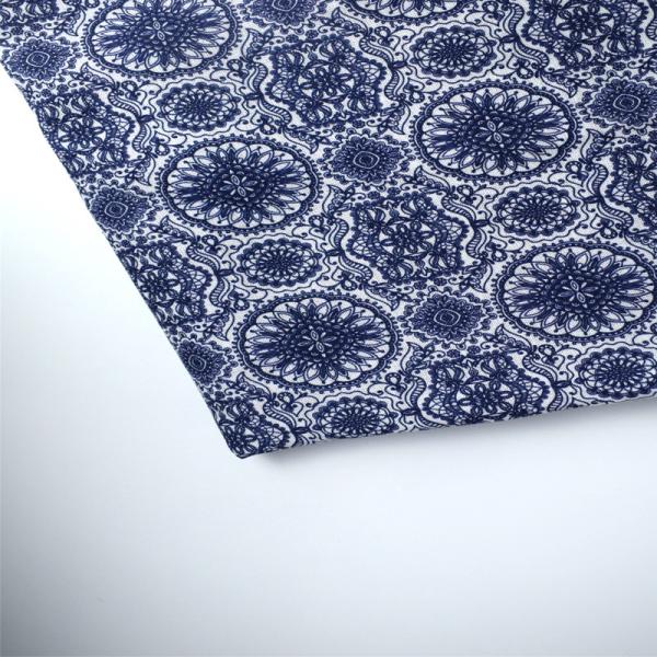 54*58 Dress Cotton Printed Non Woven Ramie Linen Fabric