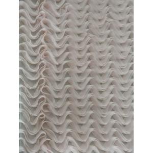 Pink Soft Lace Applique Embroidery Fabric For Evening Dress