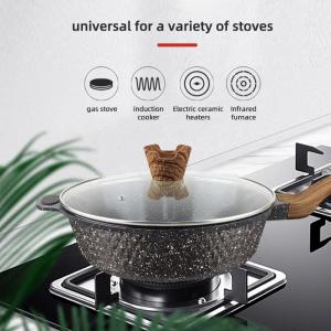 Customized Logo Aluminum Non Stick Fry Pan Cookware Sets