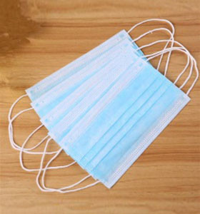 Buy Hospital Blue Disposable Surgical Masks Adjustable For Health at wholesale prices