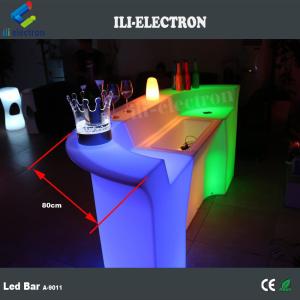 Light Up Luminous LED Bar Counter Mobile IP65 Water Resistant
