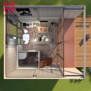 Zontop Modern Flat Pack Portable Living 40ft Luxury China Prefab Homes 3 Bedroom