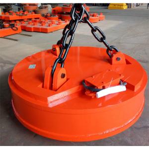 Iron Scrap Metal Magnet , Scrap Handling Magnets Excavator Installed