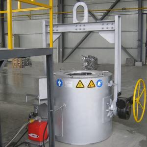 Melting Smelt Aluminum Foundry Furnace 200 - 1000kg Capacity