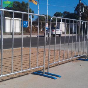 China 1.8m X 0.9m Billboard Crowd Barrier Fencing Temporary Road Safety Traffic on sale
