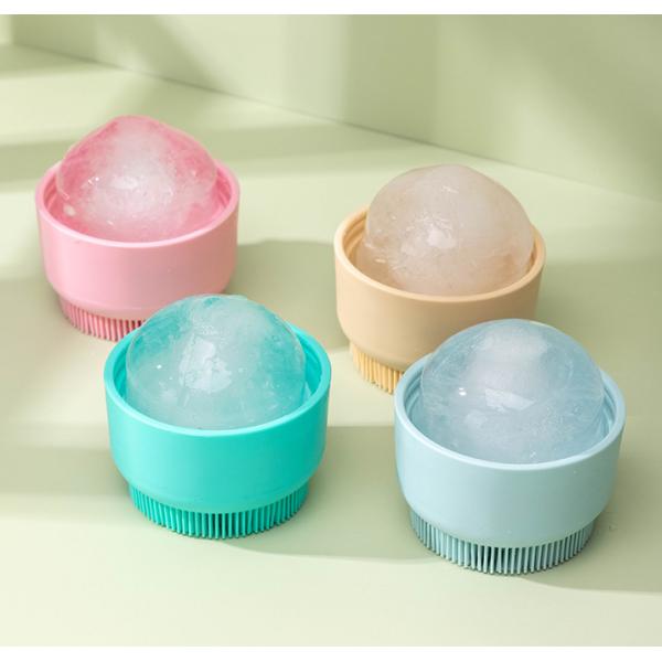 Sustainable Silicone Beauty Facial Ice Mold Roller Massager for Face Eyes and Neck