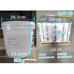 25kgs 55lbs Bucket Packaged Ceramic Blasting Media Fracture Resistance