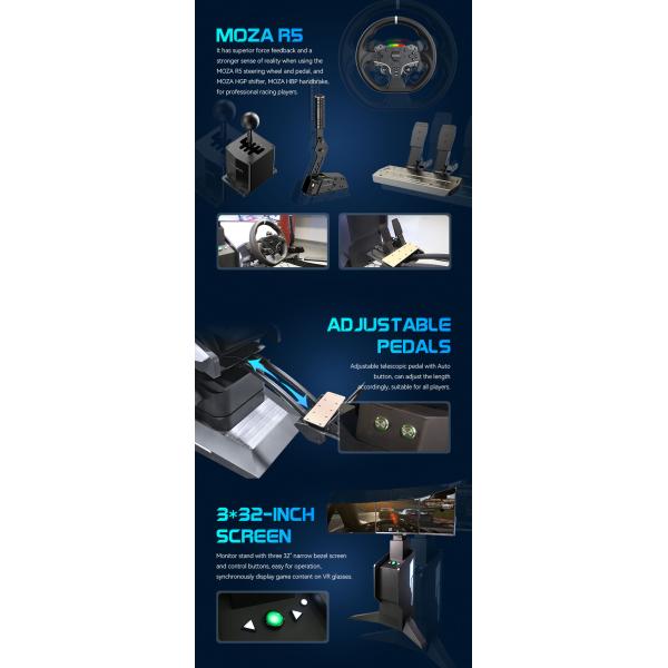 Home MOZA R5 VR Gaming Racing Simulator Arcade Game Machine Indoor