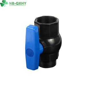 Water Media PVC Octangle Ball Valve with Compact Male and Female Threaded