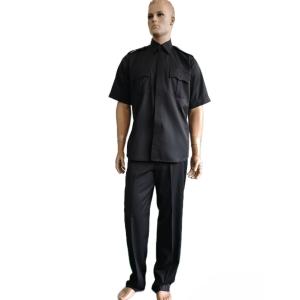 Quality Black Ceremonial Military Uniform Set - Short Sleeve Shirt &amp; Trousers for sale