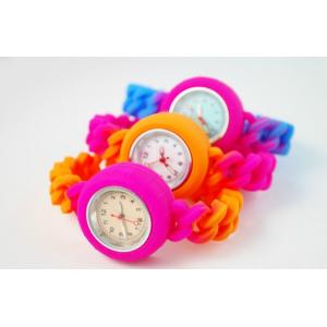 Silicone watch, silicone material, fashion design, japanese movement, 3atm water