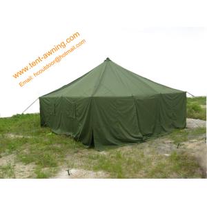 Pole-style Galvanized Steel Waterproof Canvas Army Military Tent