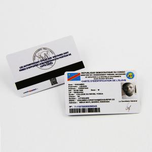 Plastic Blank Hico Magnetic Cards , PVC Loco Mag Stripe Printing