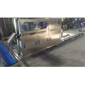 Auto Lifting Feeding SUS 304 120 BPH Gallon Filling Line