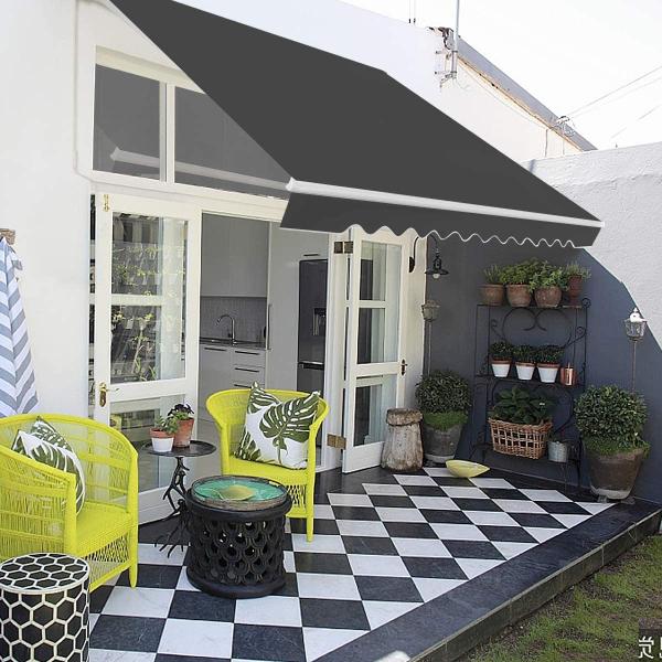 Buy Retractable Awning , Articulated Arm Awning with Hand Crank Sun Awning for Balcony Porch,3 x 2 m,Grey at wholesale prices