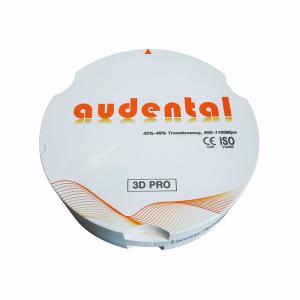 Multilayer Dental Zirconia Block Flexural Strength Translucency 42-49% 650