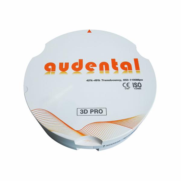 Multilayer Dental Zirconia Block Flexural Strength Translucency 42-49% 650