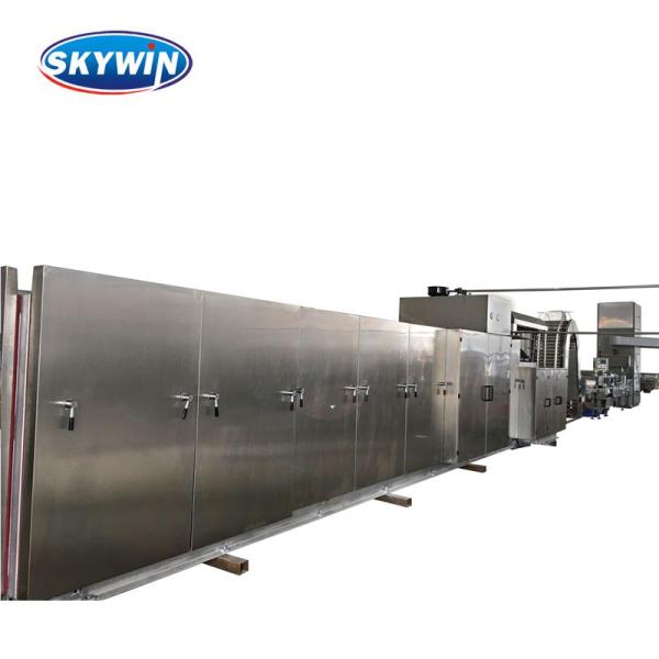 Automatic 75 Moulds 240kg/Hr Wafer Biscuit Manufacturing Equipment