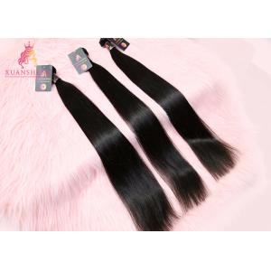 China Original 8-30 Inches Virgin Indian Hair / Deep Body Wave Hair Natural Black on sale