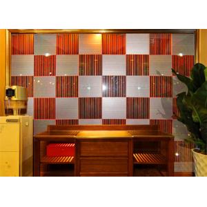 4mm Tinted Laminated Glass Liquid Stereoscopic Effect Pattern