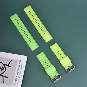 18mm 20mm 22mm Adjustable Luminous Silicone Rubber Watch Strap