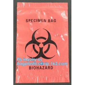 Biodegradable Biohazard Specimen Bag, Biohazard Specimen Transport Bag, Medical