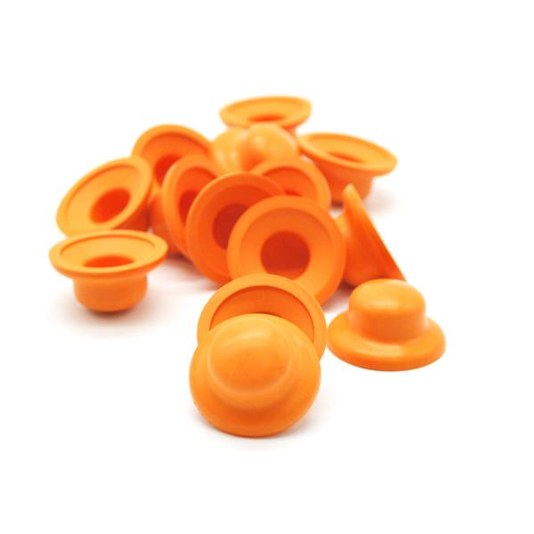 Compression/Injection Molding Silicone Rubber Grommet High Temperature 275C Rubber Gaskets