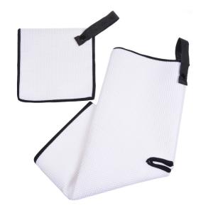 Golf Sport Microfiber Custom Waffle Golf Towels Foldable bulk wholesale