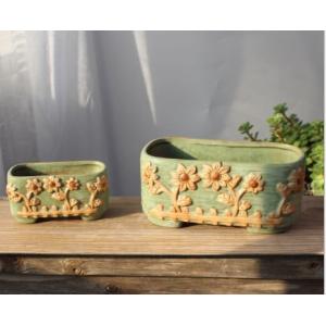 China Succulent Creative Rectangular Plant Flowerpots on sale