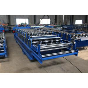 China Trapezoid And Corrugated Double Layer Roll Forming Machine 30 M/Min on sale