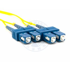 XYFiber single mode duplex fiber optic patch cable 9/ 125 SC to SC