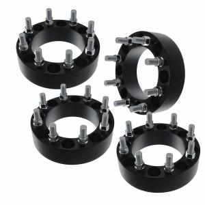 China 2 8x180 BLACK Wheel Spacers for Chevy GMC 2500 3500 HD 2011-2018 Forged on sale