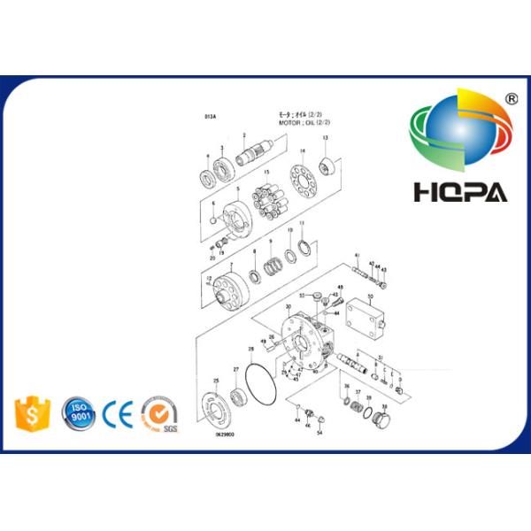 KYB 20450-53469 Model MAG-33V-500-3 Hydraulic Spare Parts MAG33