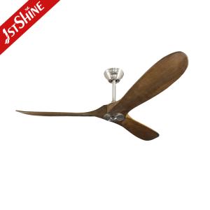 1stshine 60 Inch Metal Ceiling Fan with 35W DC Motor and Energy Saving Wooden