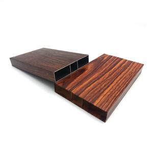 3.0mm Thickness 6063 Wood Grain Aluminium Profile Heat Transfer