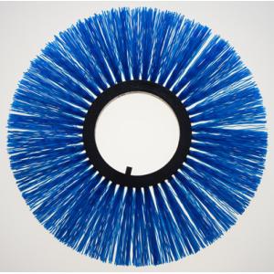 300mm OD Plastic Core Convoluted Wafer Brushes For Sweepers
