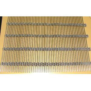 Crimped Decorative Metal Mesh For Cabinet Doors Twill Weave Style