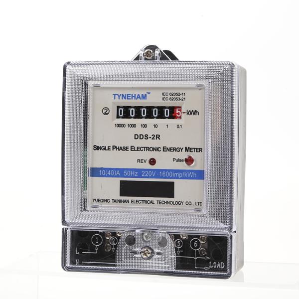 Anti Fire Single Phase Electric Meter , Long Life Single Phase Digital Power Meter
