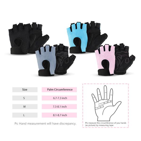 Buy Hot Sale Fitness Weightlifting Gloves Exercise Bodybuilding Workout Gloves Training Gym Gloves sports wrist support at wholesale prices