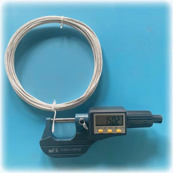 High Temperature Silica Fiber Insulated Type N Thermocouple Cable