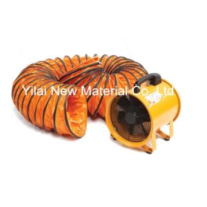 Quality fire retardant pvc ventilation flexible air ducting for fume for sale