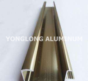 1.4 Thicknes T5 / T6 Polished Aluminium Profile Adhesion Resistance