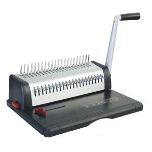 China Manual 18 Sheets Perfect Spiral Comb Book Binding Machine for Reports and Presentations on sale