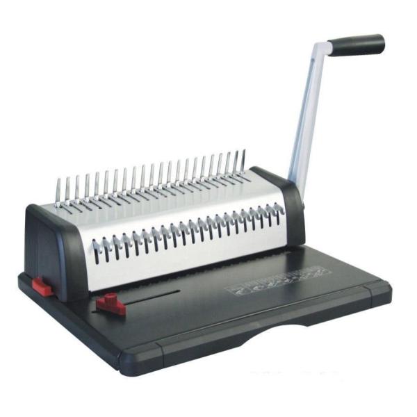 Buy Manual 18 Sheets Perfect Spiral Comb Book Binding Machine for Reports and Presentations at wholesale prices
